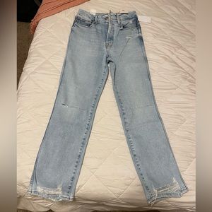 Good American jeans “Good Curve Straight in Indigo035”
